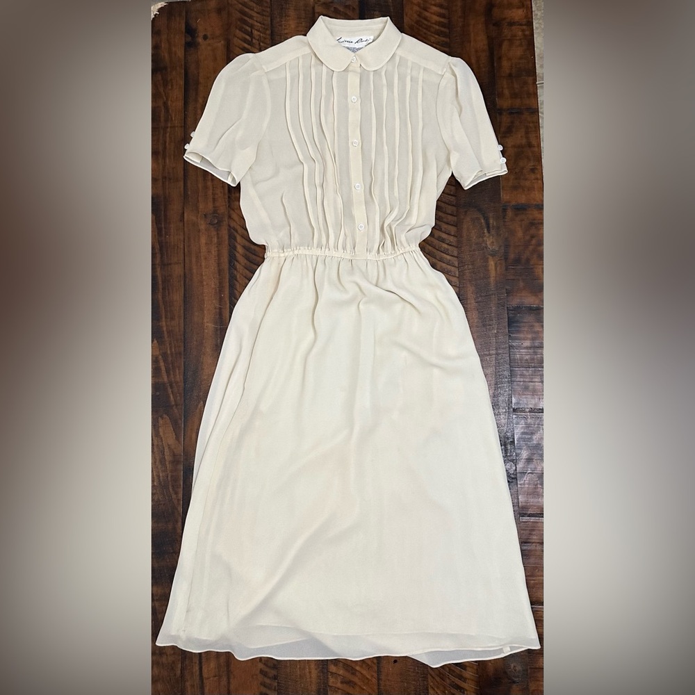 Vintage Lillie Rubin Cream Dress